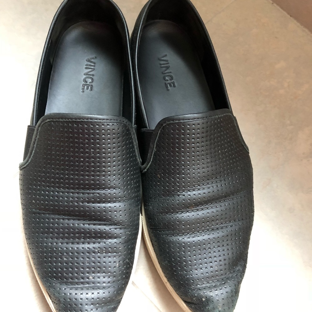 Vince Pierce Blair Black Shoes size 6.5
